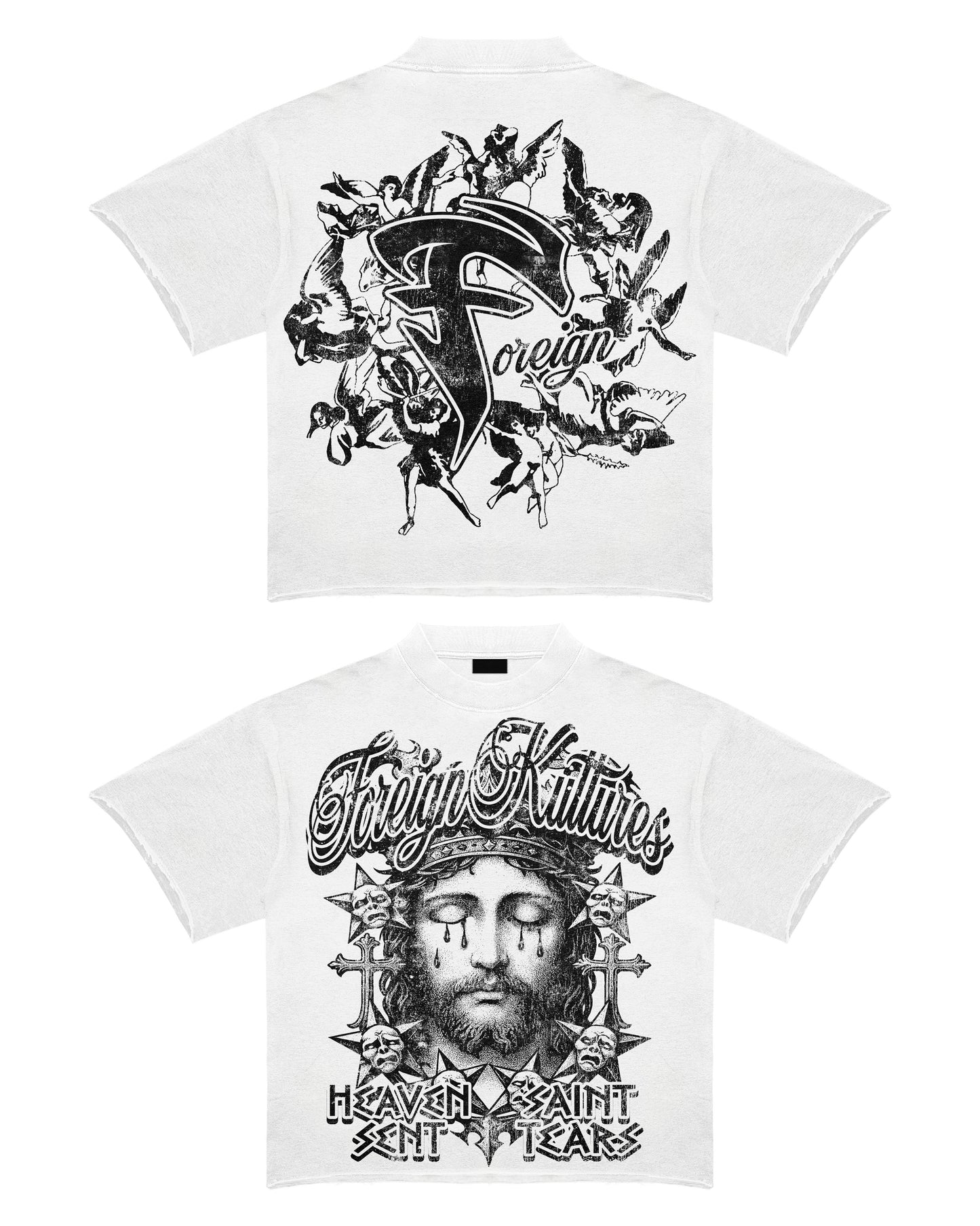 Heaven Sent Tears Oversized Tee