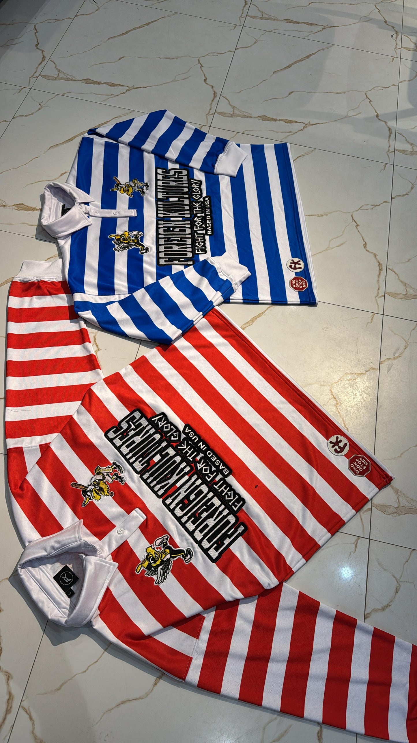 FK STRIPED RUGBY BLUE