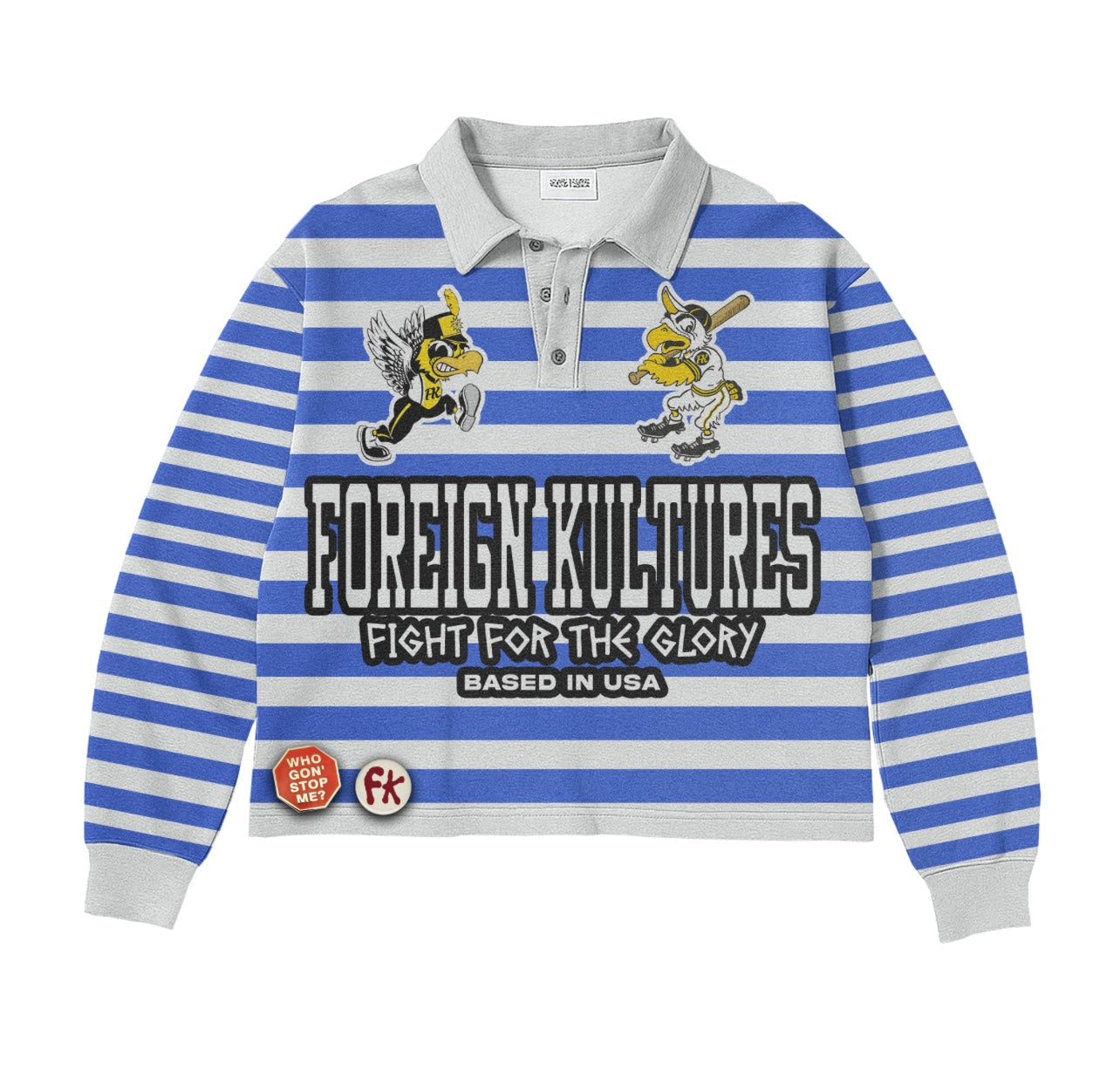 FK STRIPED RUGBY BLUE